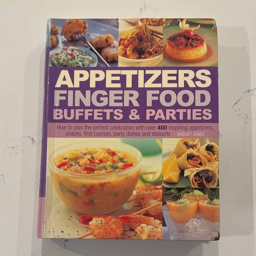 Appetizers Finger Food Buffets & Parties Cookbook Like New Condition